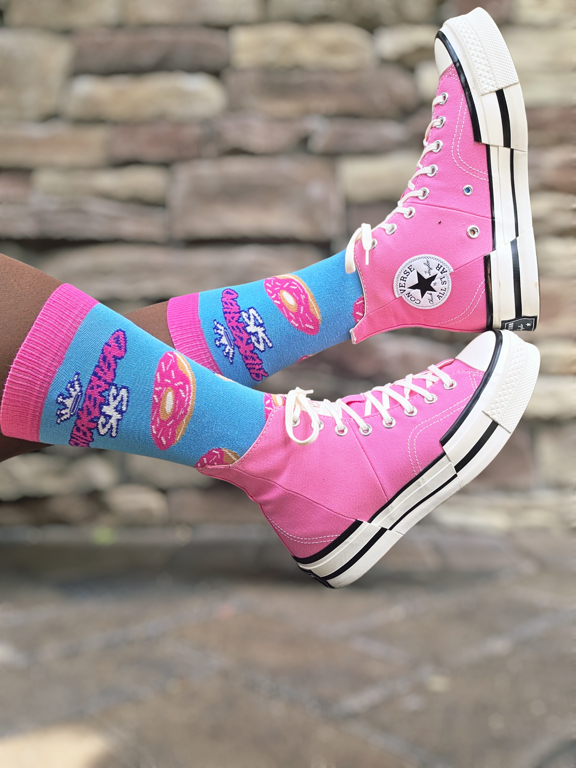 Delicious Donut Cotton Crew Sock