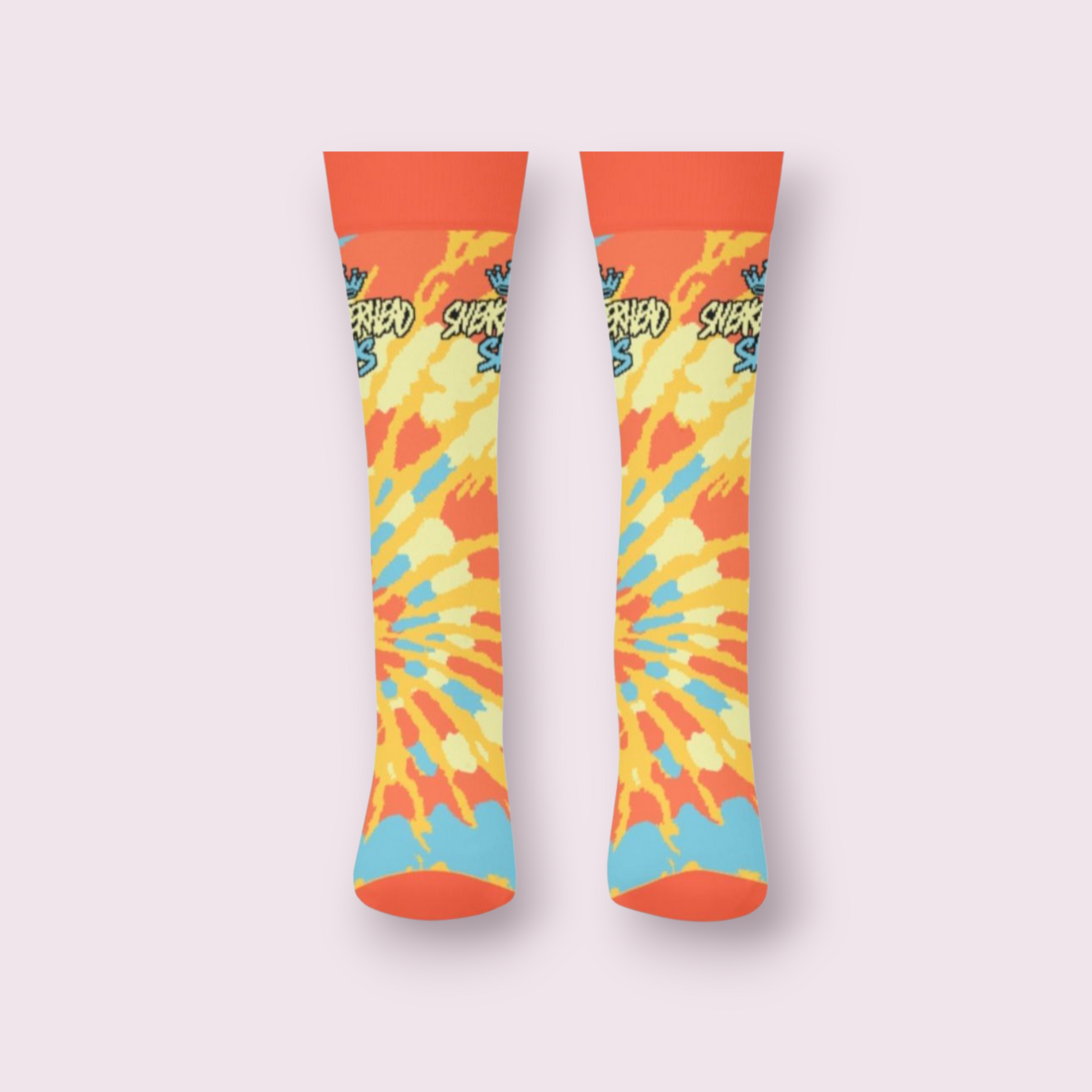 High on Tie Dye Cotton Crew Sock