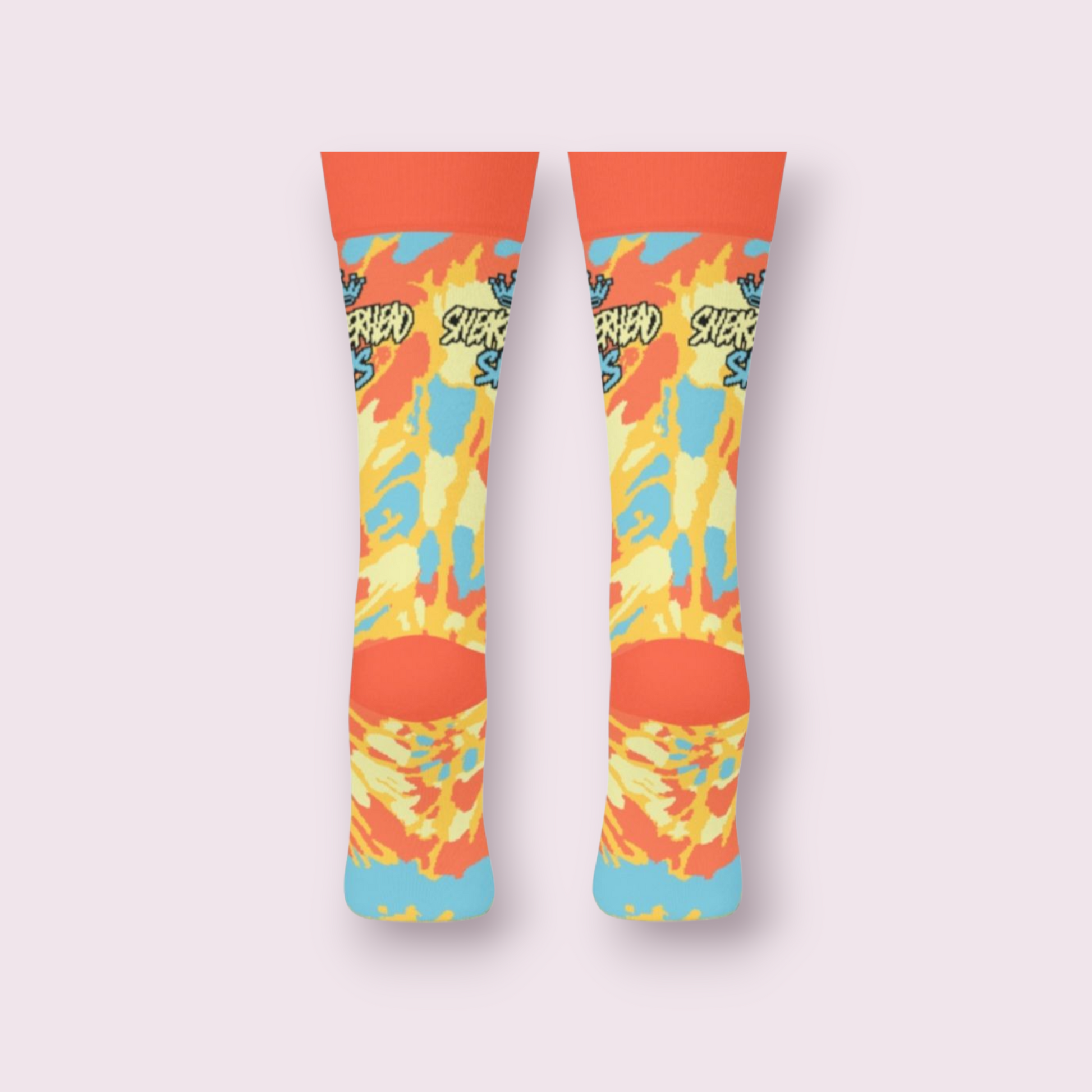 High on Tie Dye Cotton Crew Sock