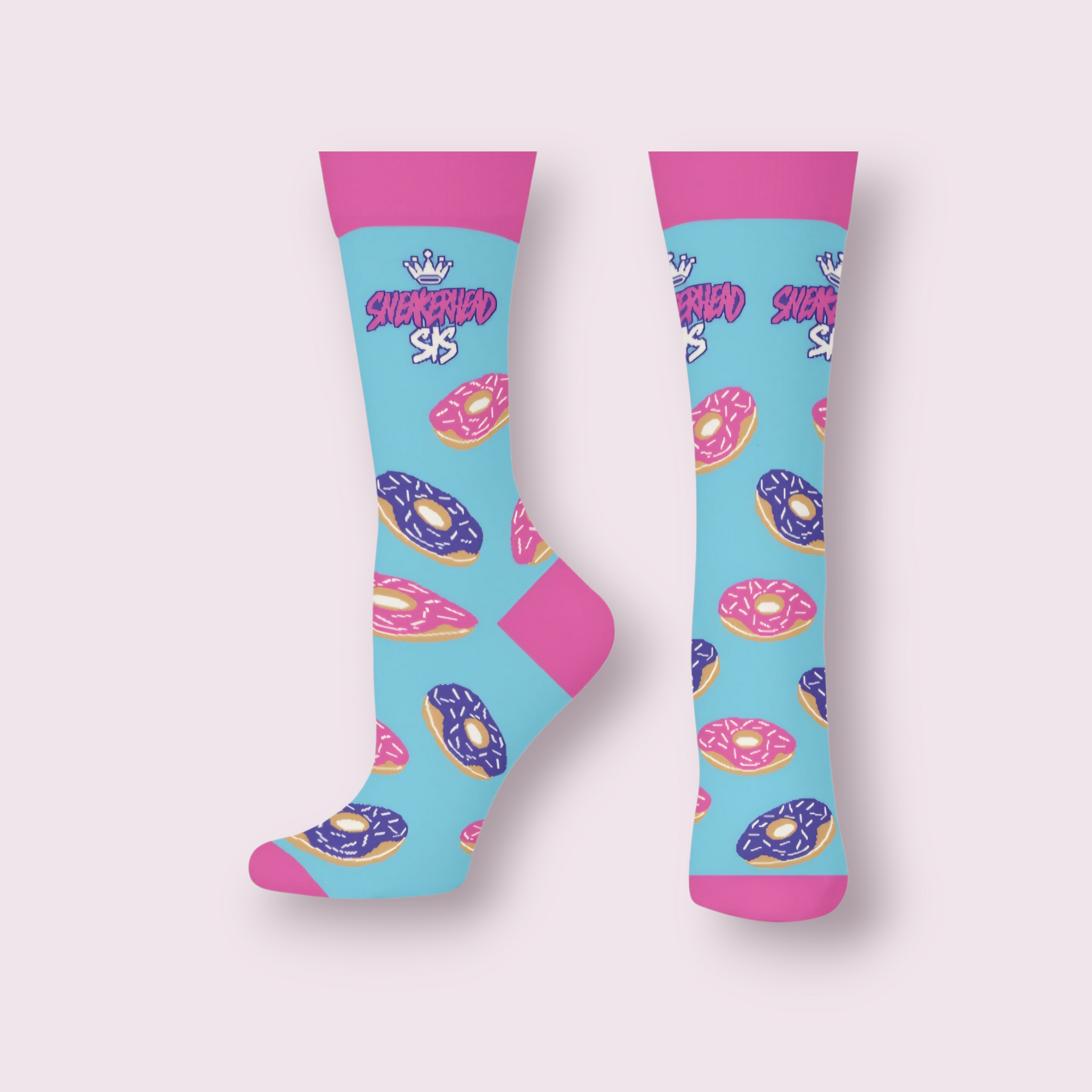 Delicious Donut Cotton Crew Sock