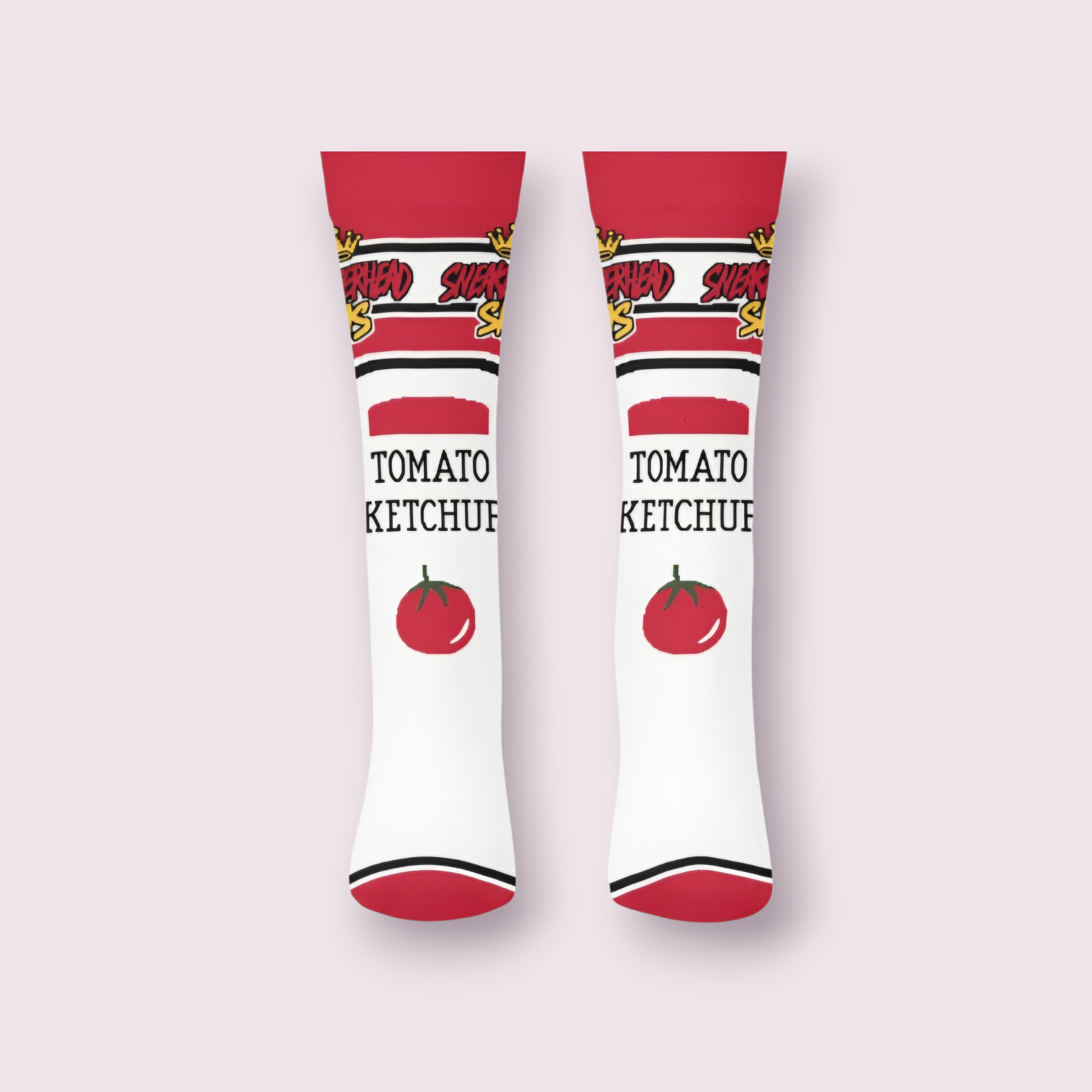 Ketch Me If You Can Ketchup Cotton Crew Sock
